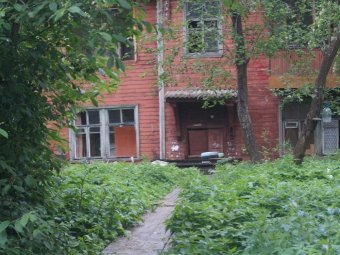 Один из домов в переулке Водников. 