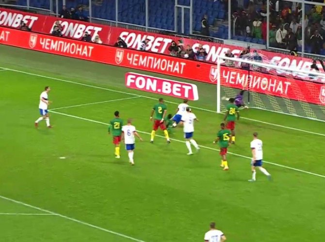 Стоп-кадр из трансляции «Матч ТВ».